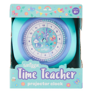 Smiggle - Reloj Analógico Proyector con Enseñanza de la Hora Animalia