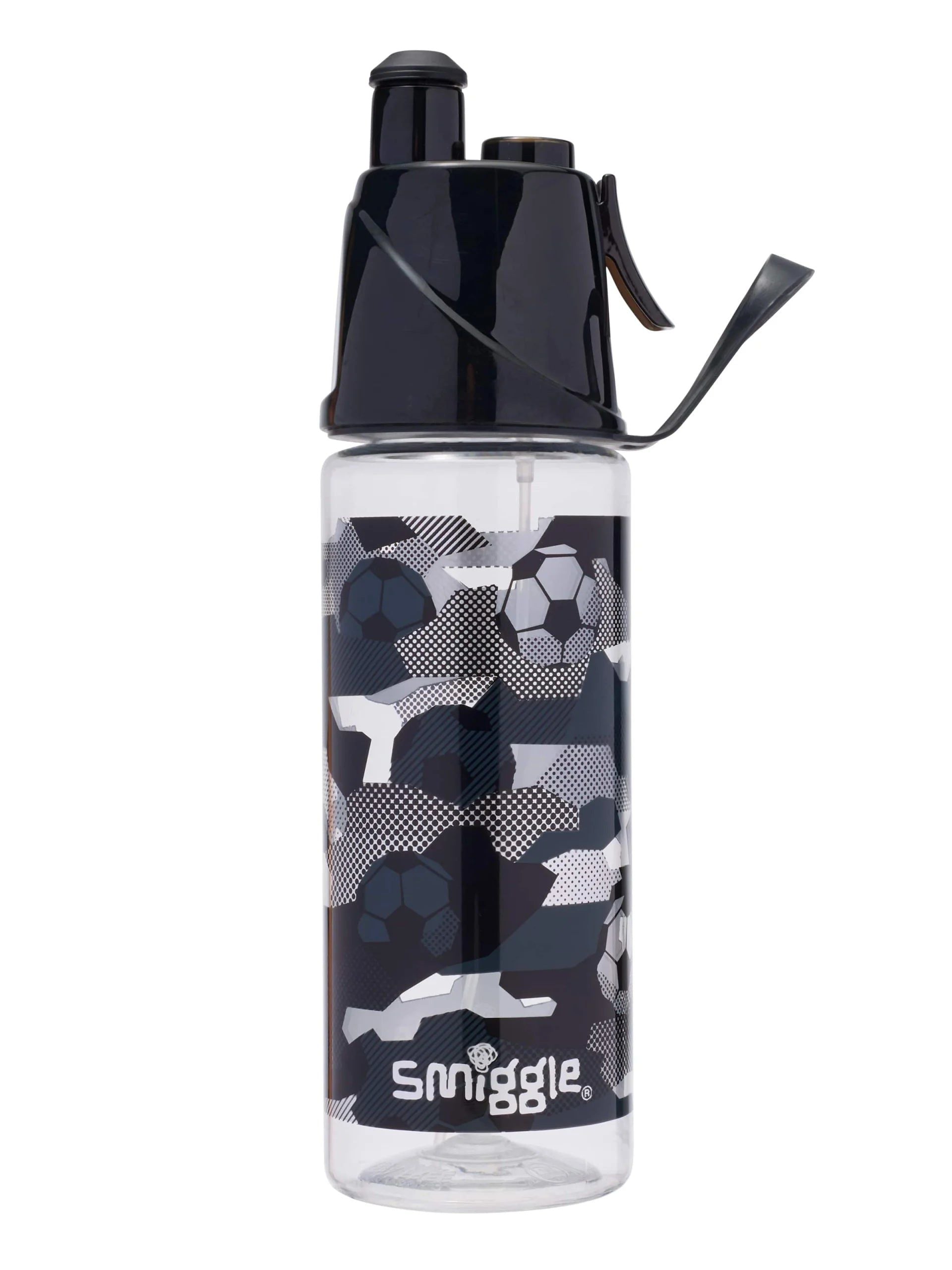 Smiggle - Botella de agua con pulverizador de 560 ml sin BPA