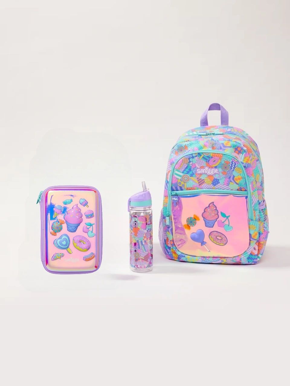 Smiggle - Set de 3 mochilas escolares Away