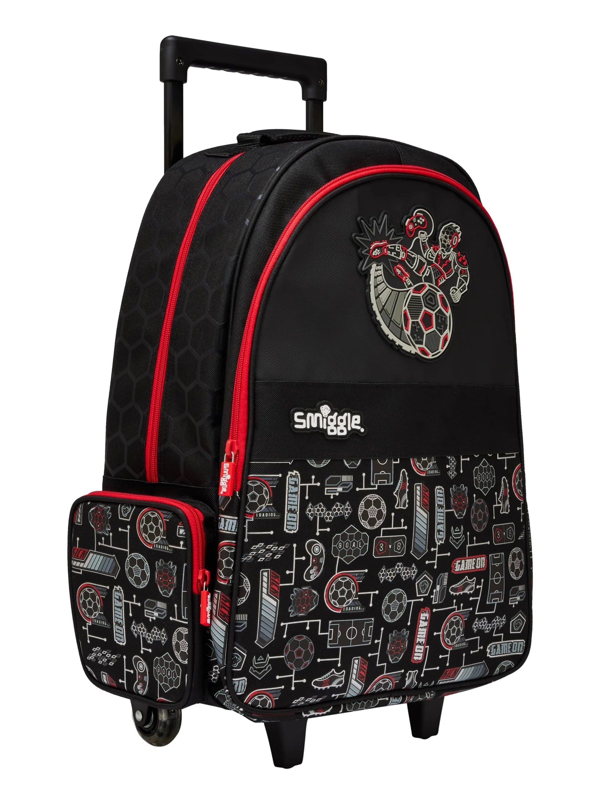 Smiggle - Mochila con ruedas Away Glow