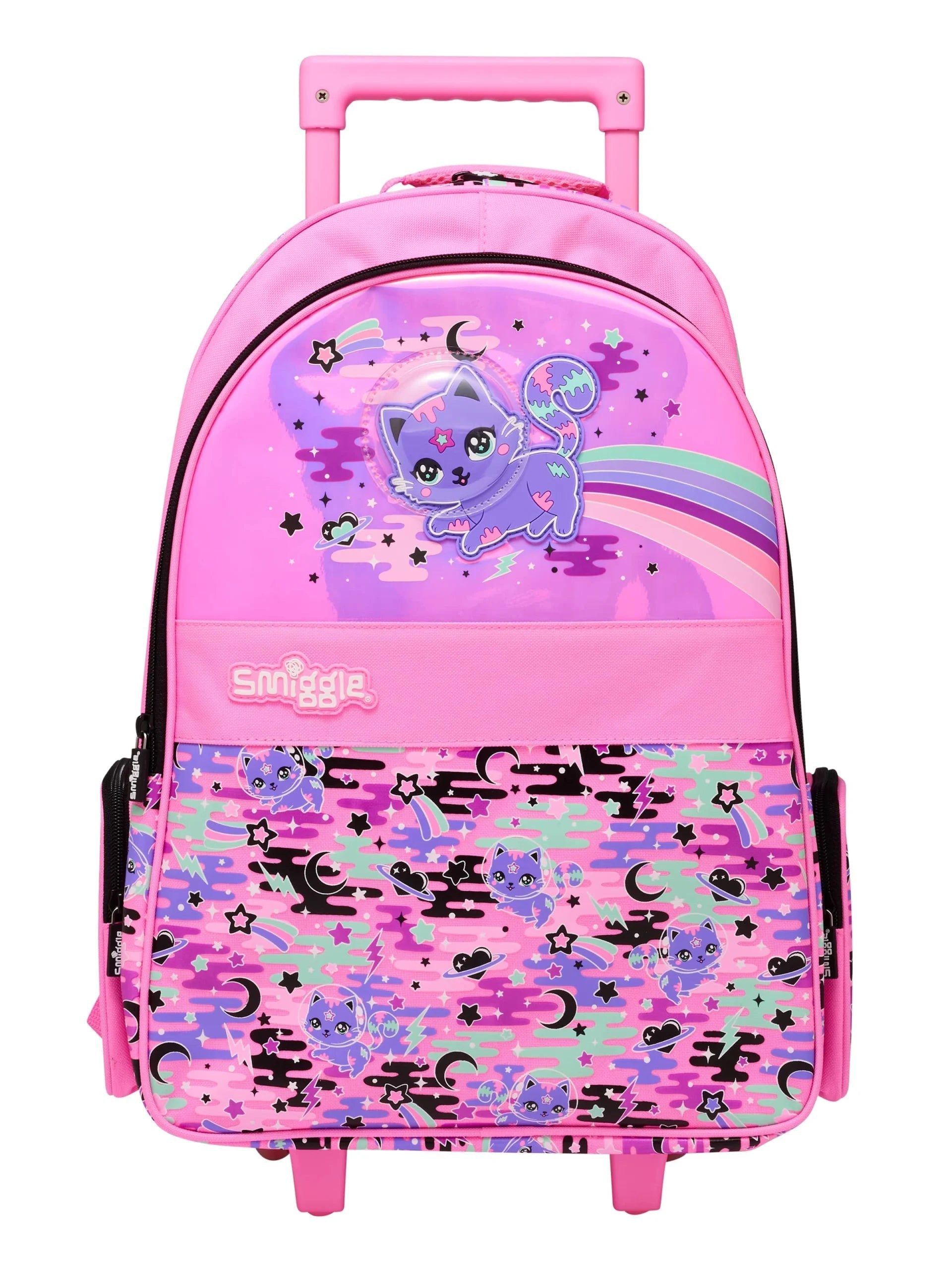 Smiggle - Mochila con ruedas Away Glow