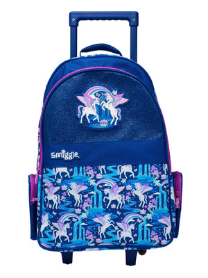 Smiggle - Mochila con ruedas Away Glow