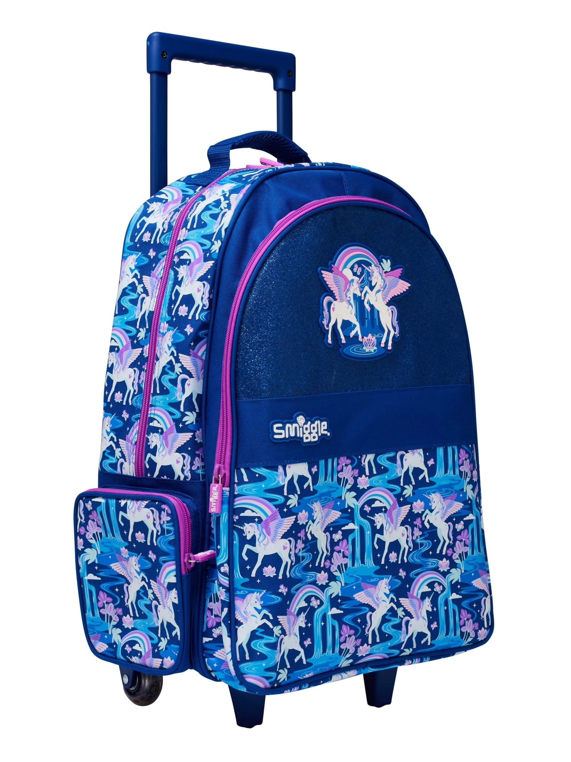 Smiggle - Mochila con ruedas Away Glow