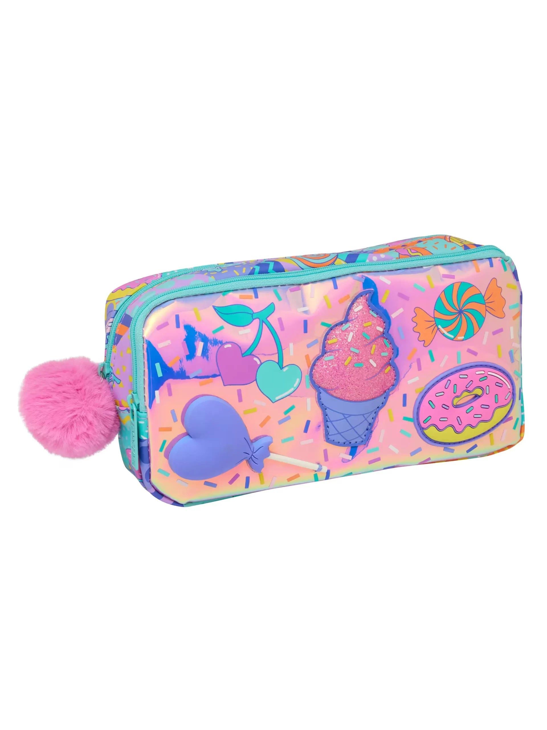 Smiggle - Estuche con dos compartimentos Away