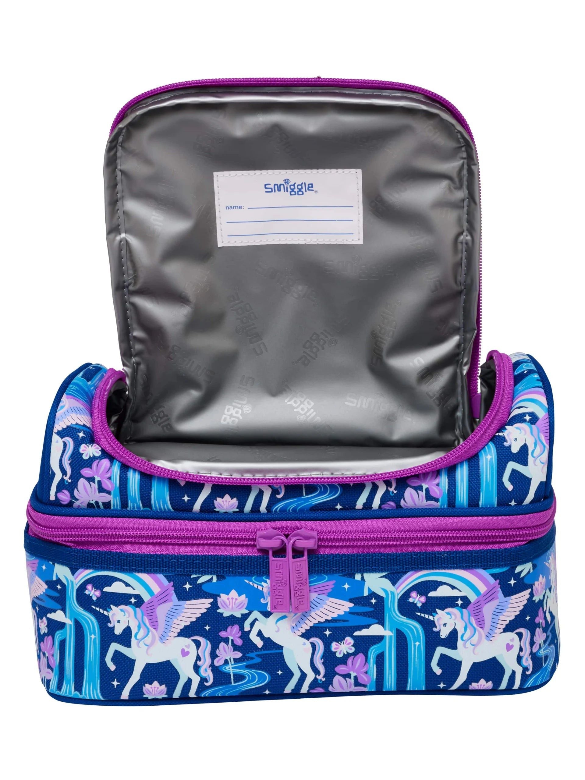 Smiggle - Away Fiambrera Colgante de Doble Capa