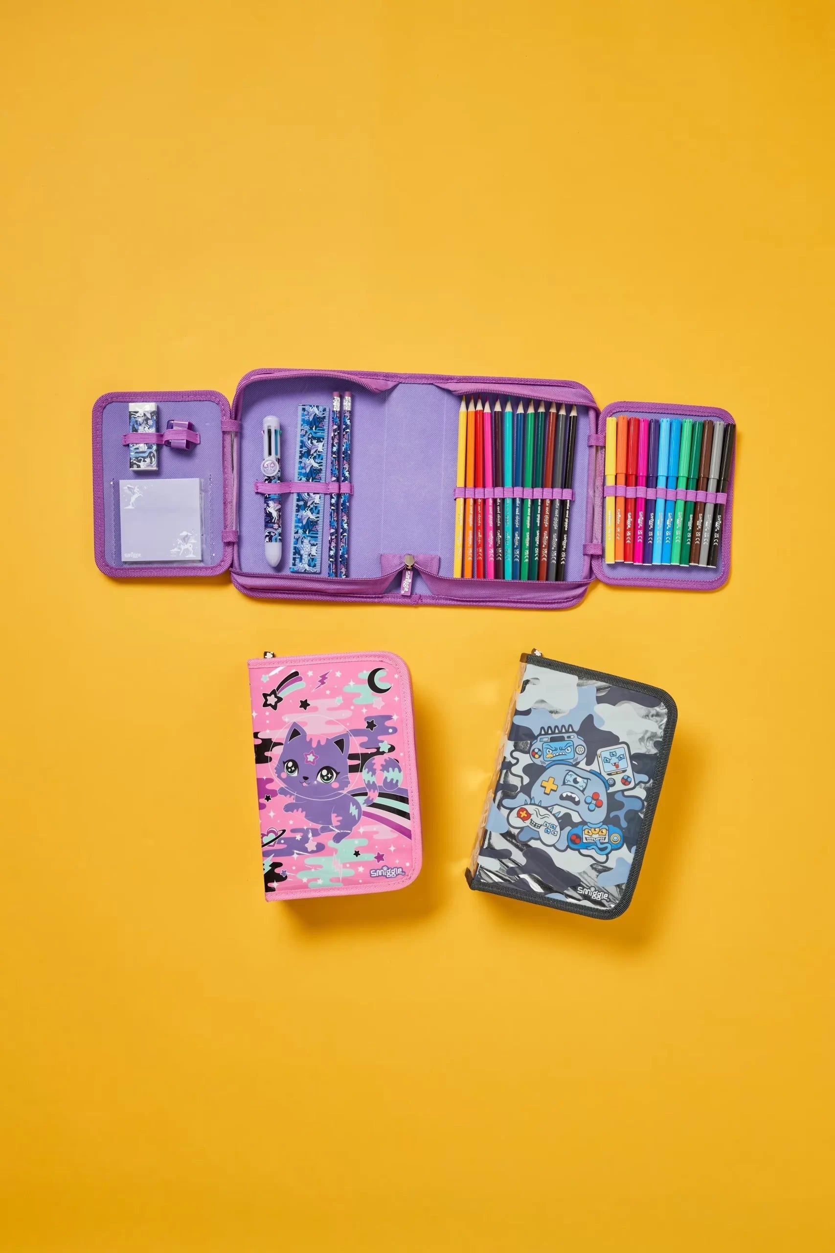 Smiggle - Set de papelería con consola de juegos Away Midi