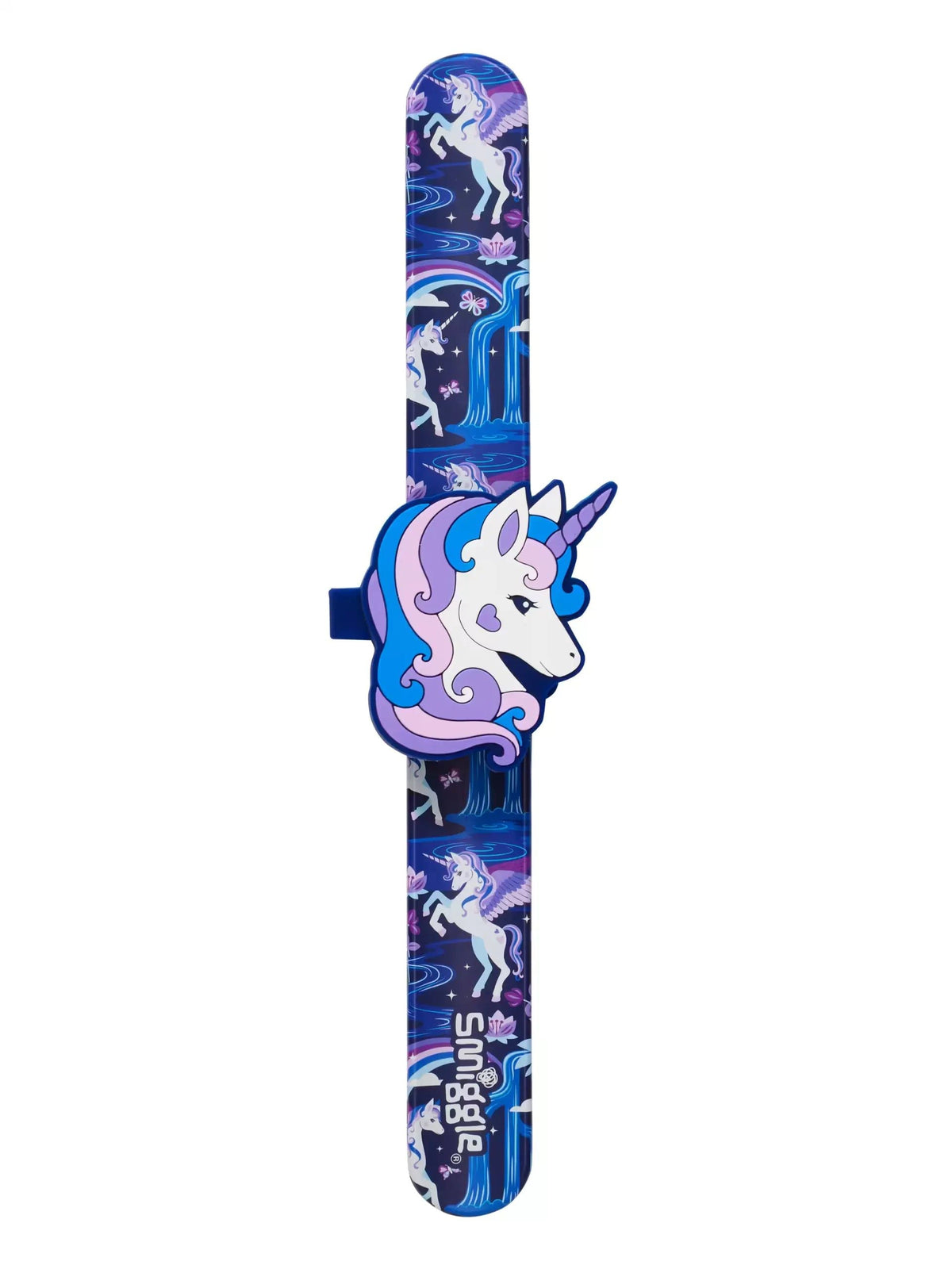 Smiggle - Reloj de pulsera Slap Band Unicornio