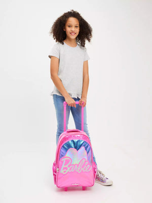 Smiggle - Barbie Maleta con Ruedas y Luces