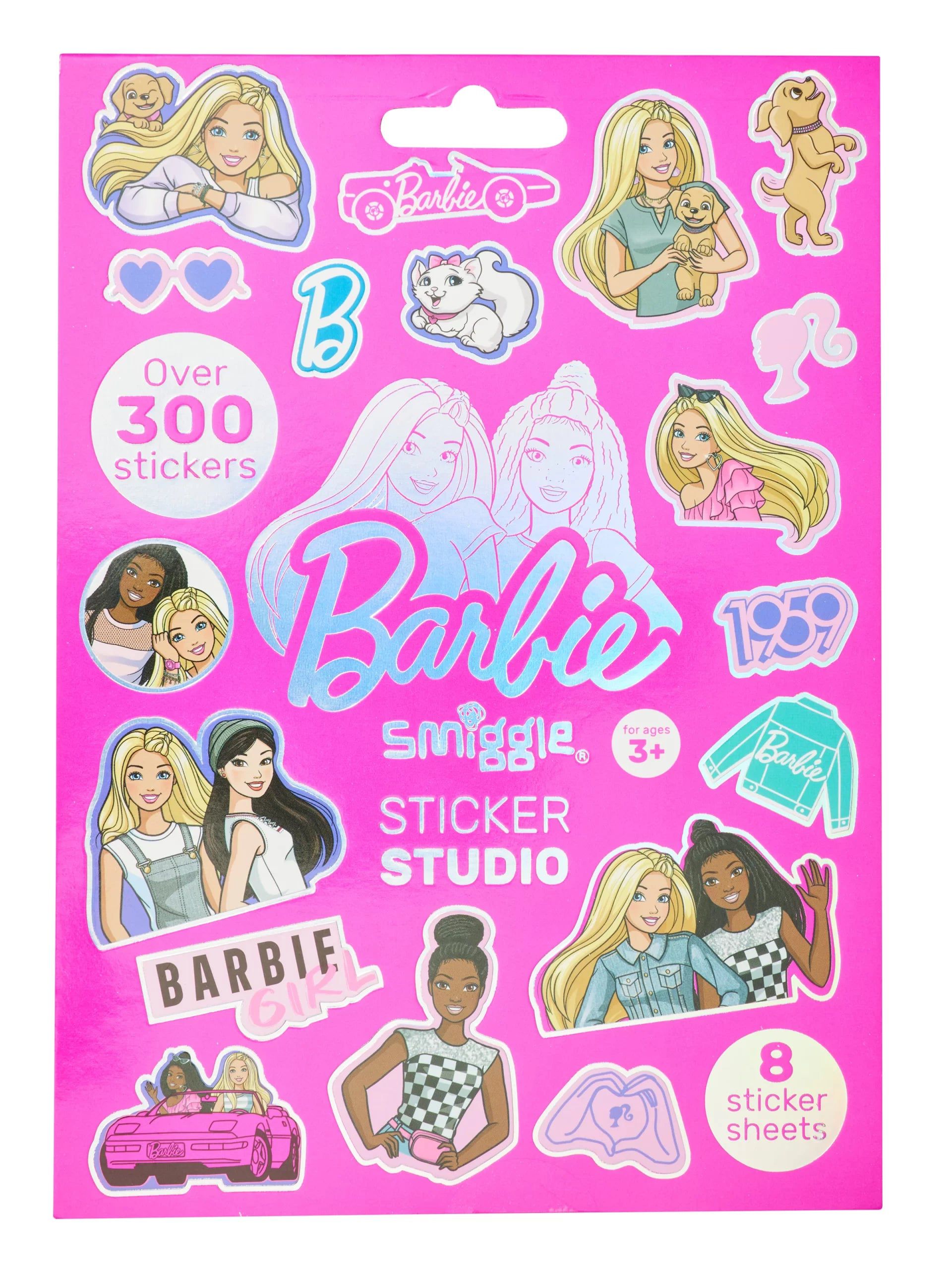 Smiggle - Libro de pegatinas de Barbie