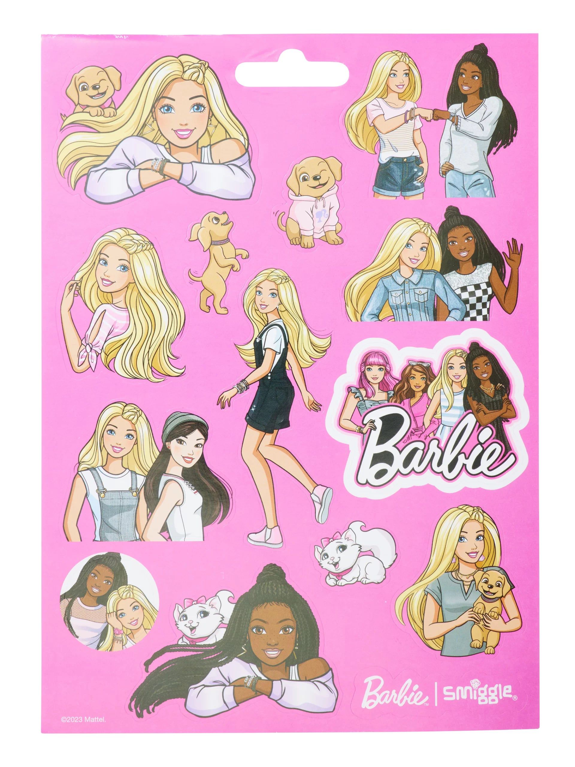 Smiggle - Libro de pegatinas de Barbie