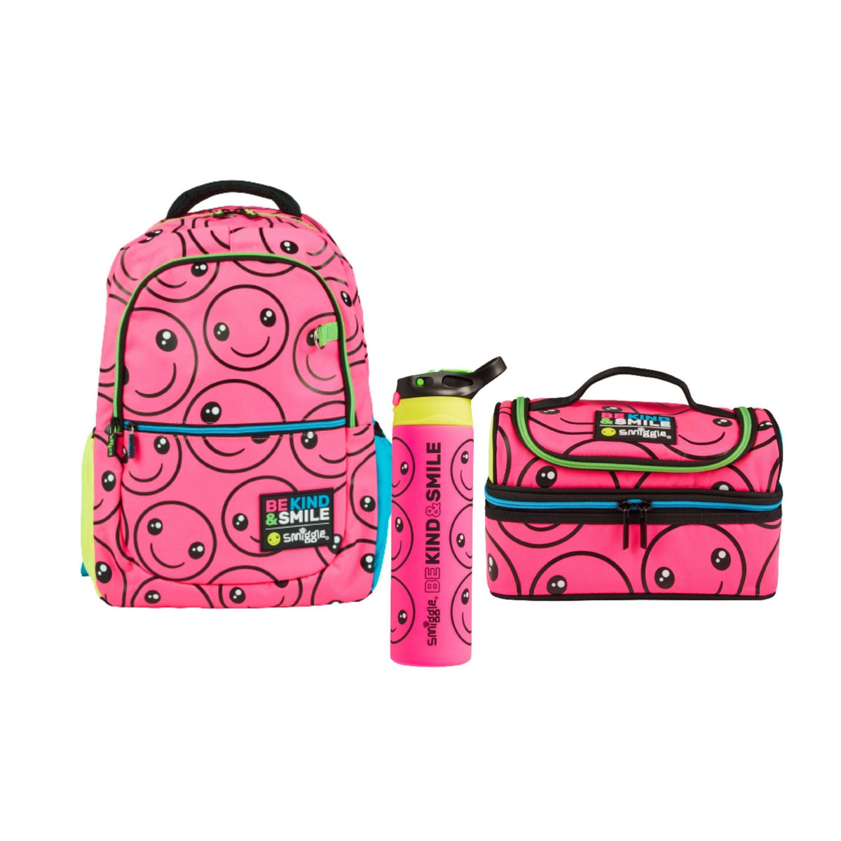 Smiggle - Set de útiles escolares y bolsa Be Kind