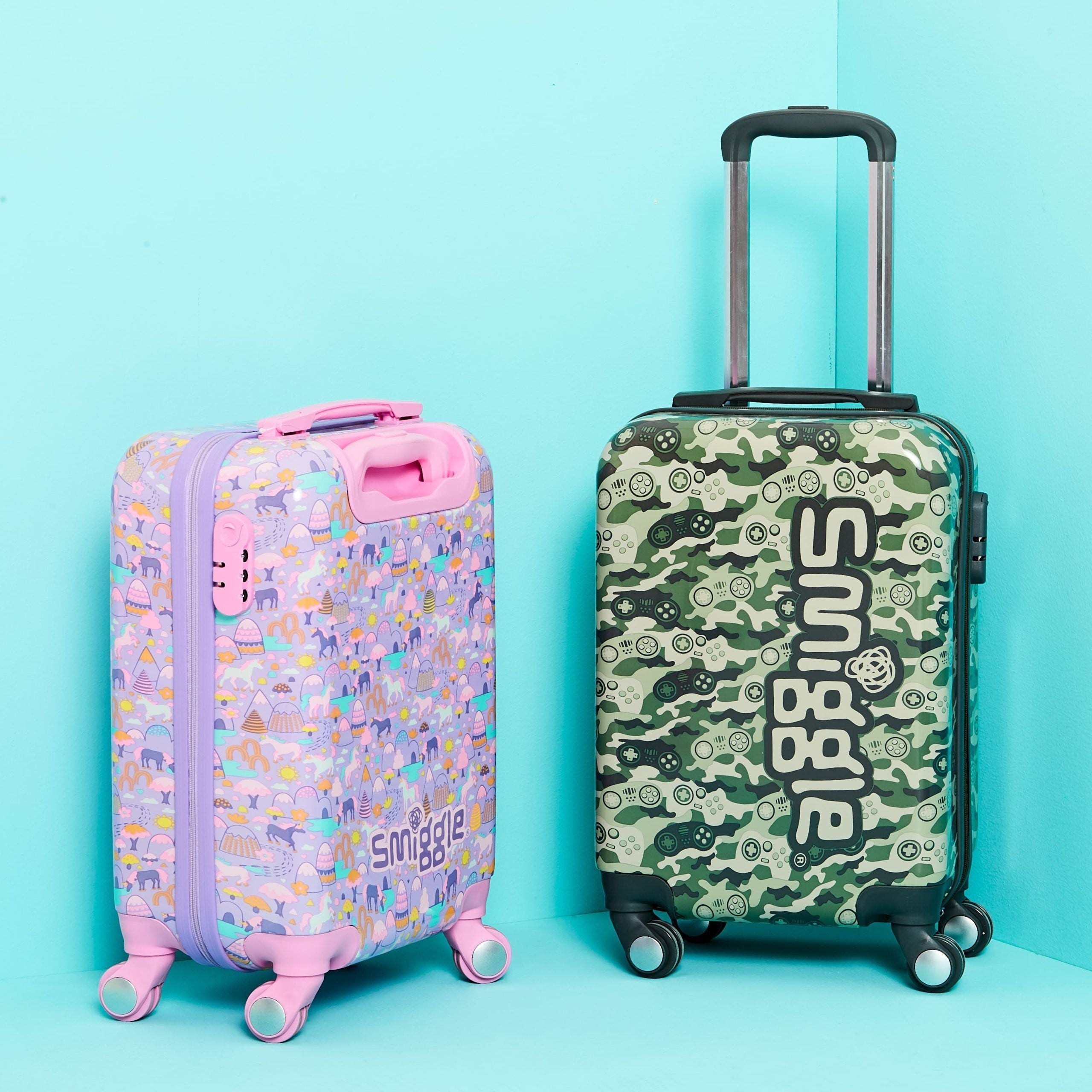Smiggle - Beam Trolley de viaje luminoso con ruedas
