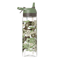 Smiggle - Botella de Agua de Plástico sin BPA de 700 ml con Boquilla y Atomizador