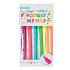 Smiggle - Rotuladores Fluorescentes de 6 unidades Forget Me Not