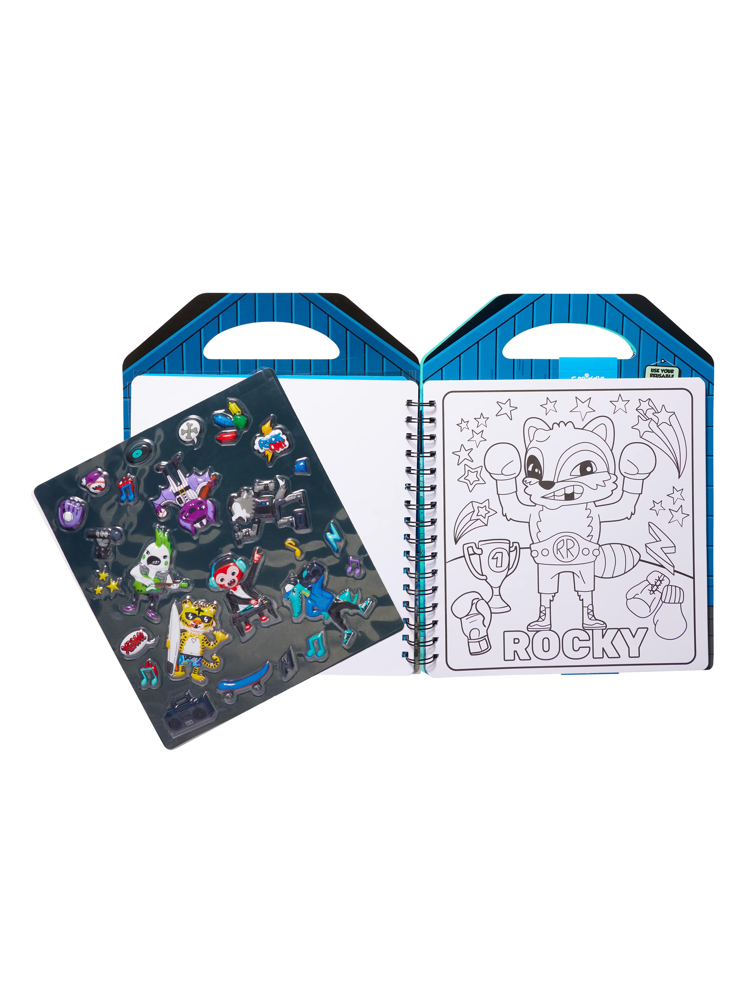 Smiggle - Libro para colorear reutilizable con pegatinas de Mejores amigas