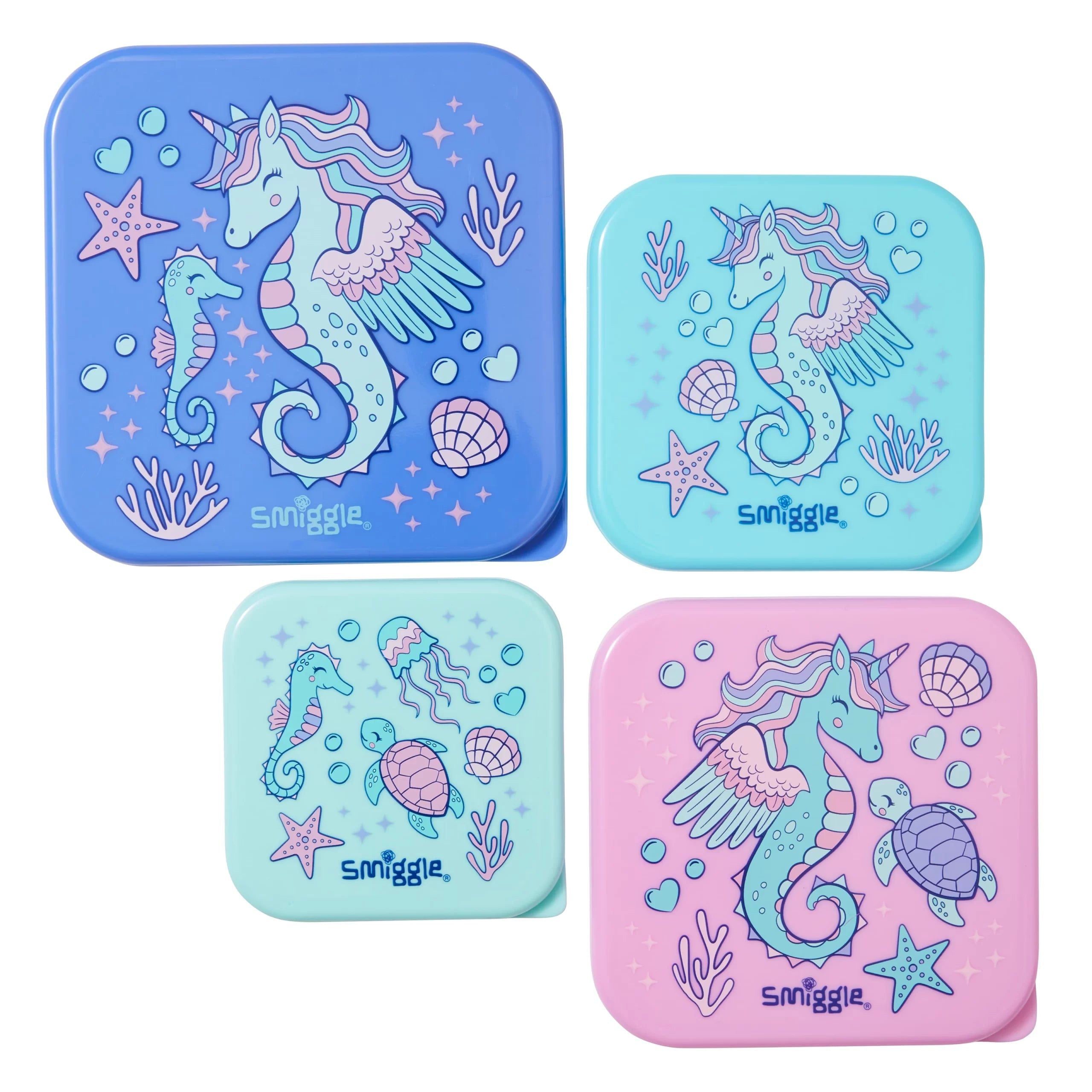 Smiggle – Contenedores de Comida Better Together, Juego de 4
