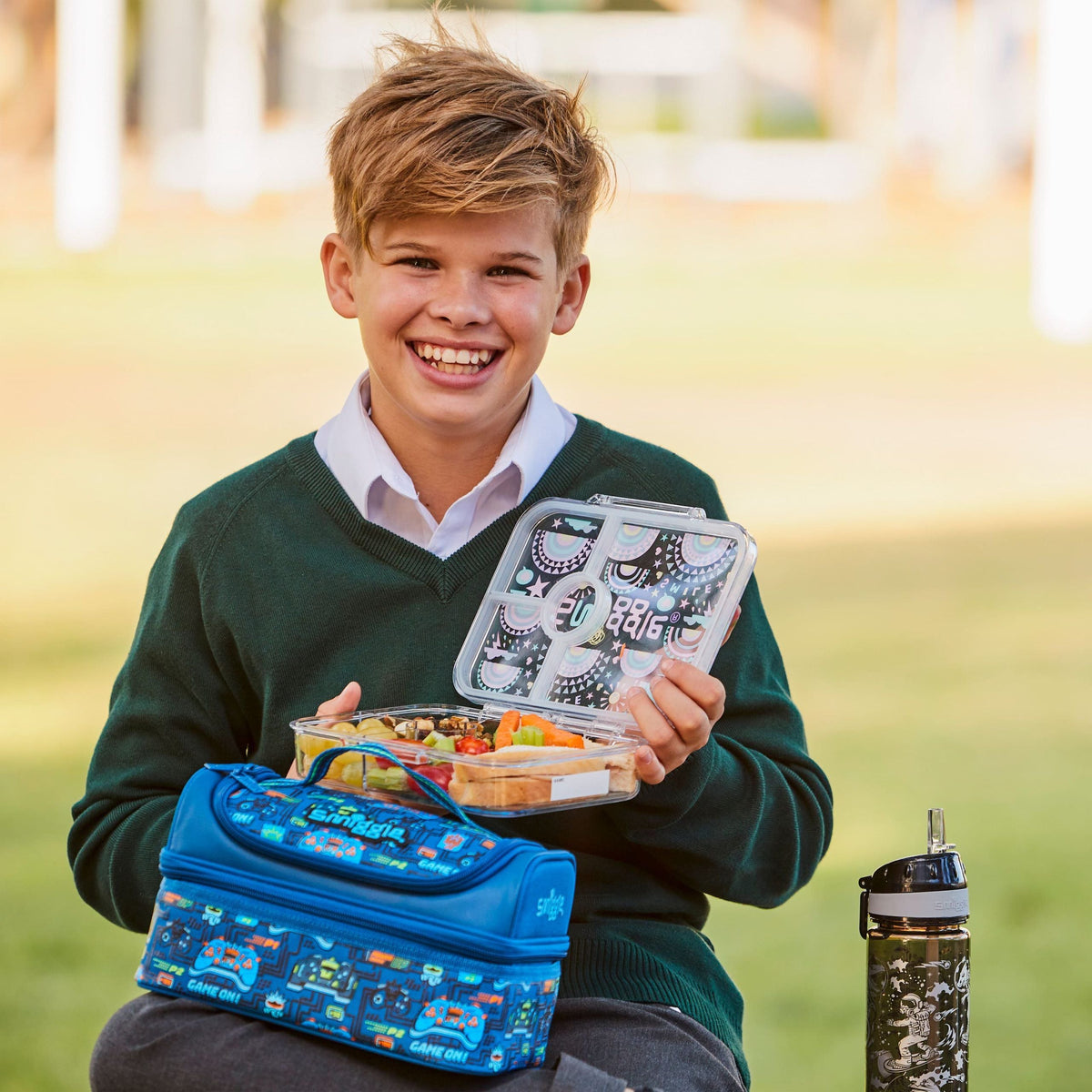 Smiggle - Fiambrera de Doble Capa Better Together
