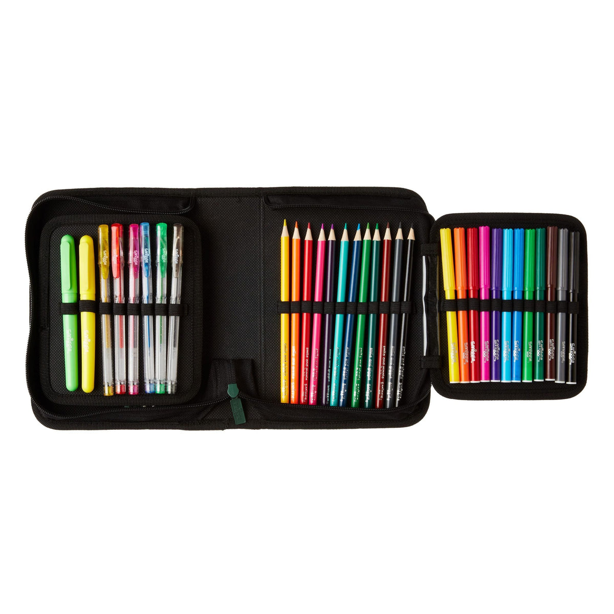 Smiggle - Estuche de papelería con lápices para colorear y estuche Beyond Dinosaur