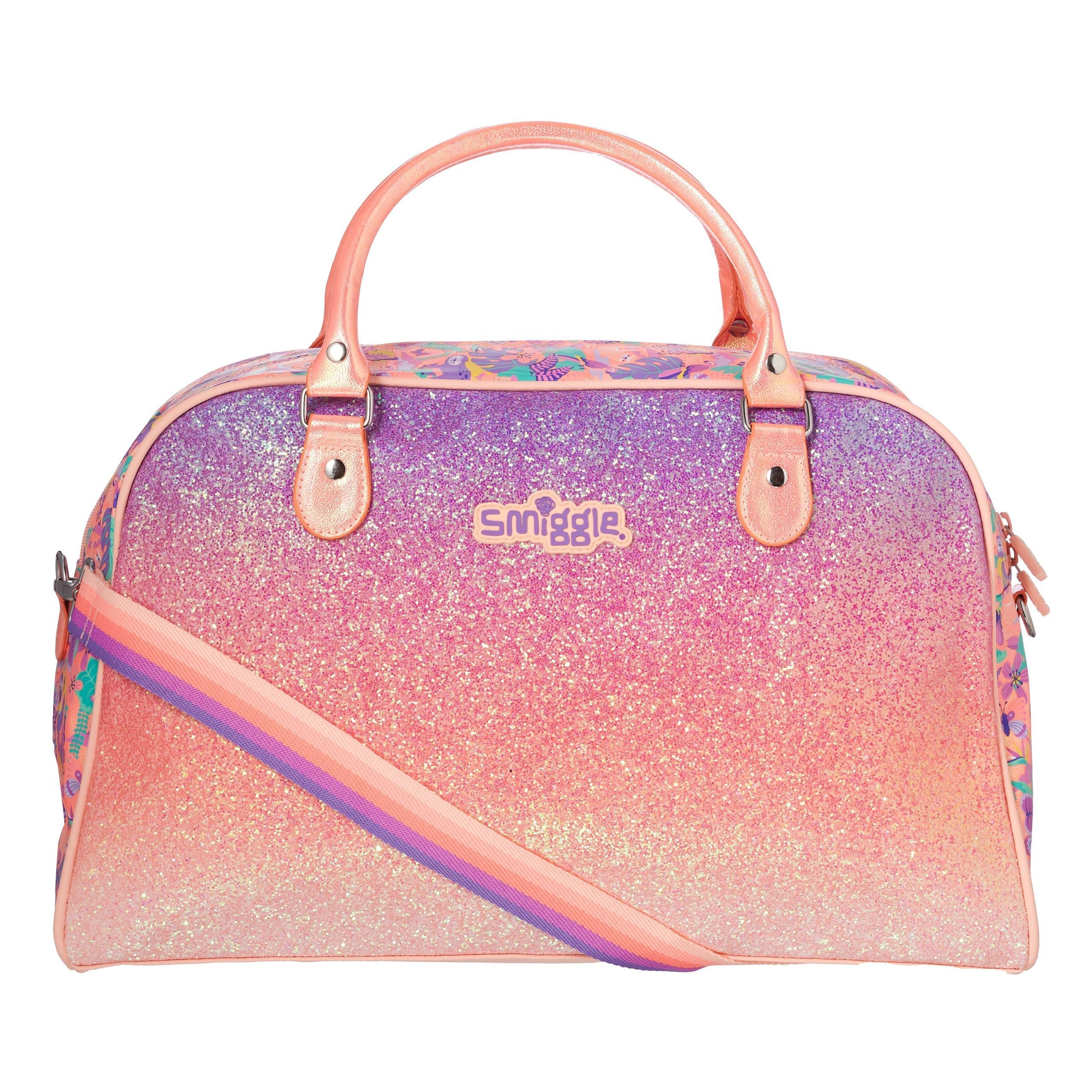Smiggle - Bolso de fin de semana rosa coral Beyond