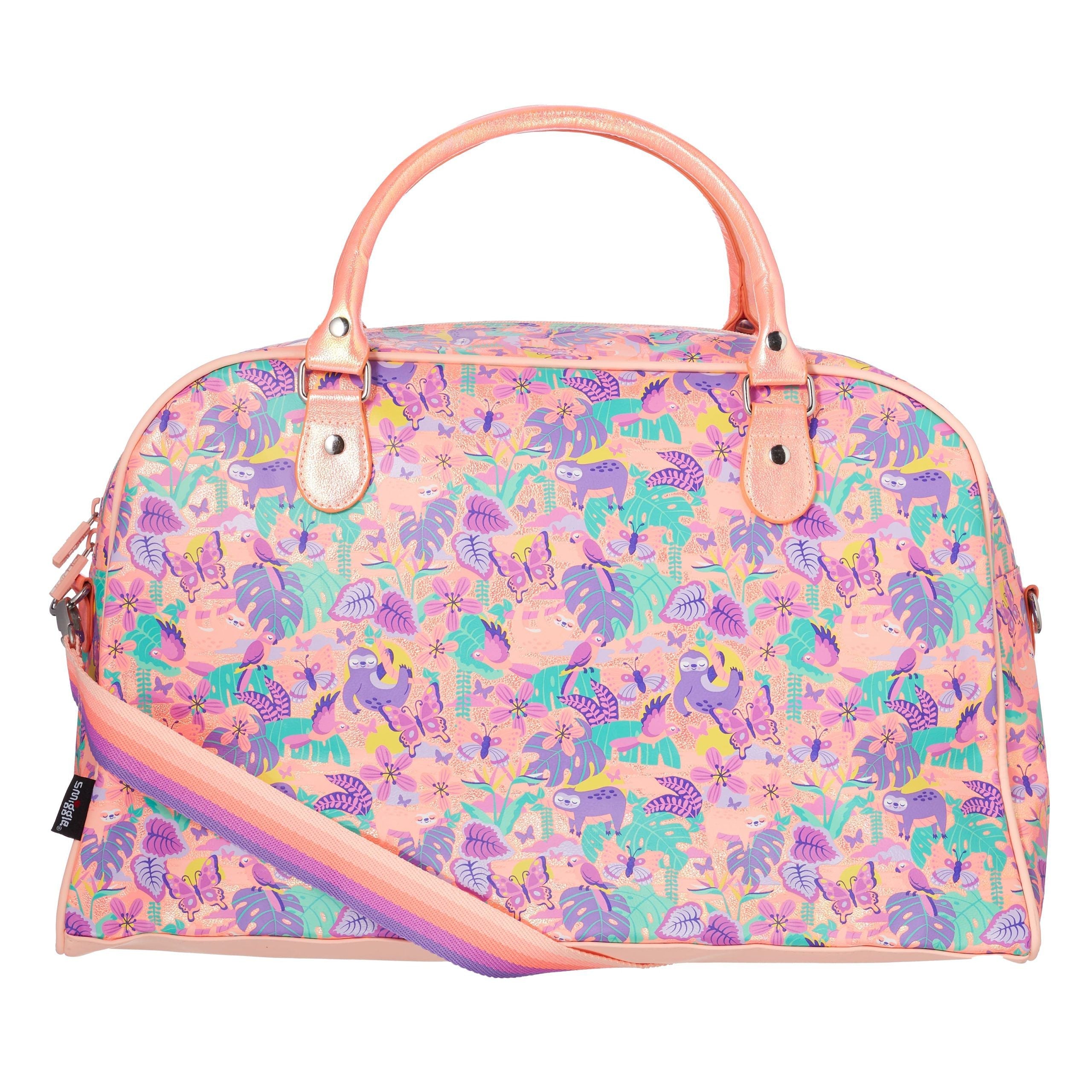 Smiggle - Bolso de fin de semana rosa coral Beyond
