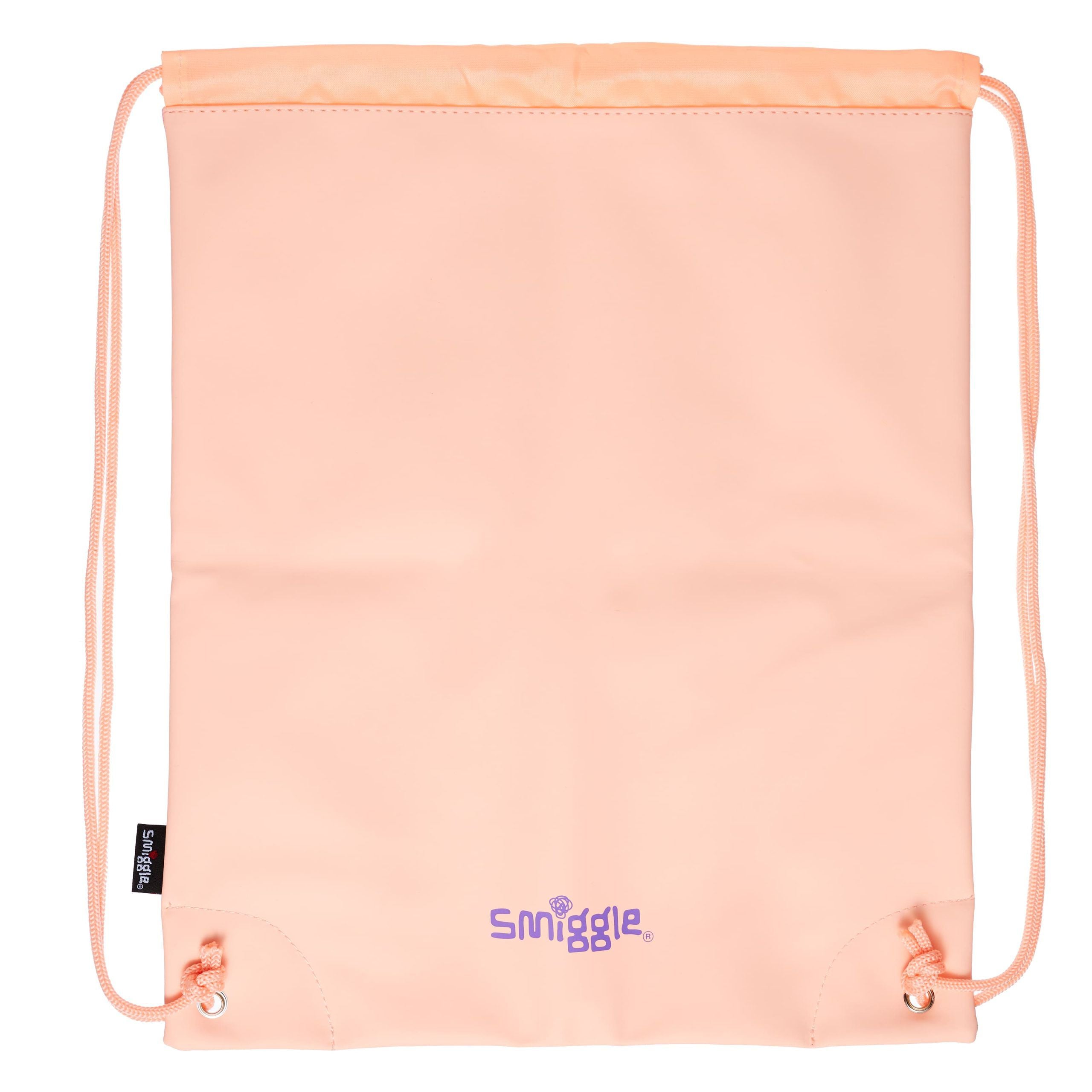 Smiggle - Mochila con cordón rosa coral