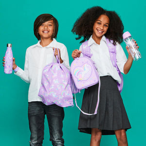 Smiggle - Beyond Pink Unicorns Mochila con cordón