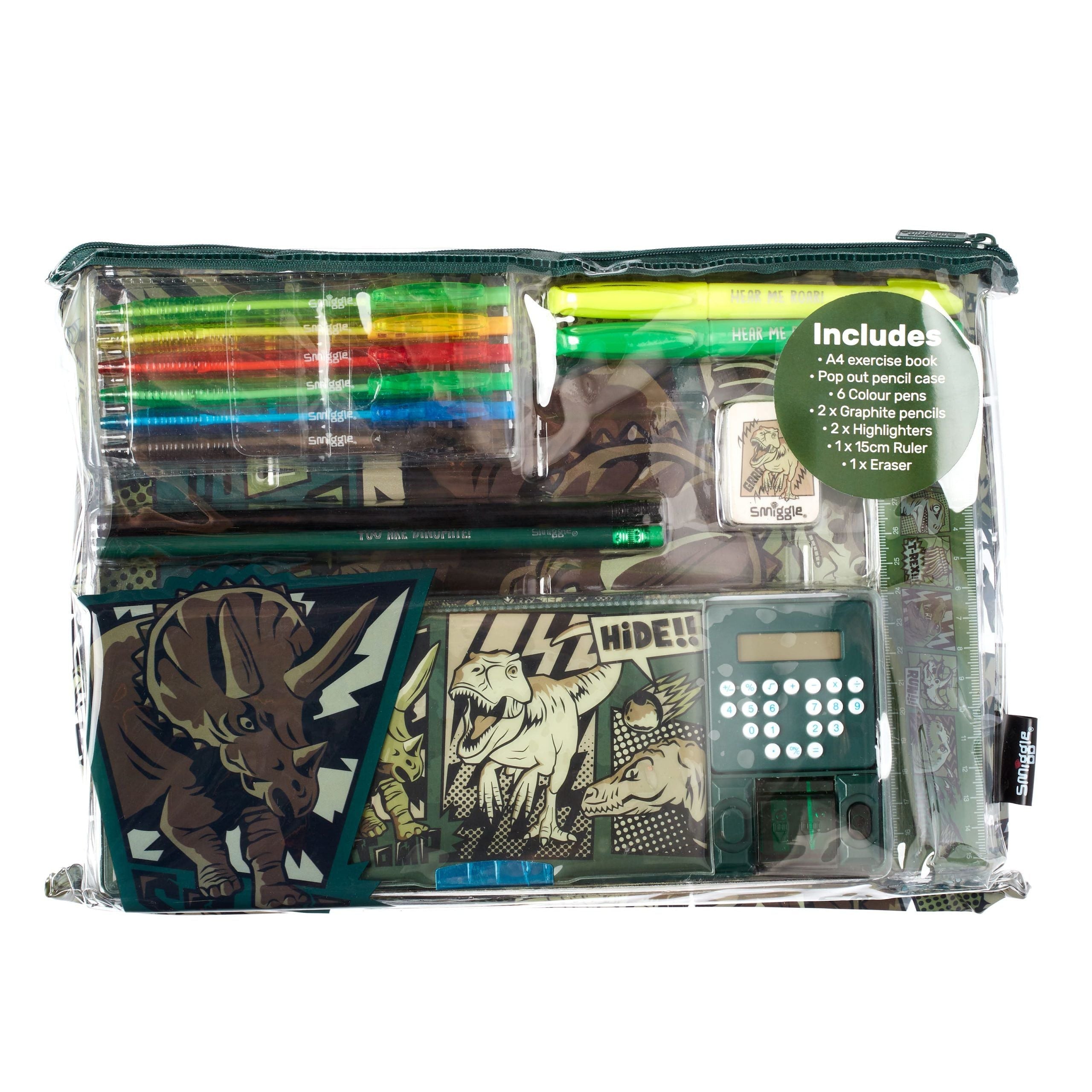 Smiggle - Set de papelería con estuche Pop Out Beyond