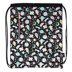 Smiggle - Bolsa con cordón Beyond negra
