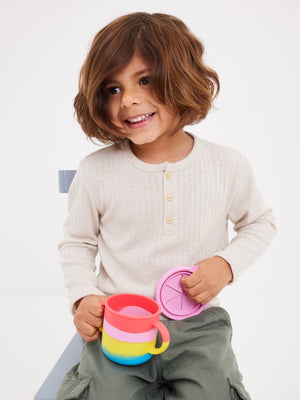 Smiggle - Vaso de silicona Big Dream para aperitivos