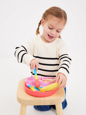 Smiggle - Juego de platos de silicona Big Dream
