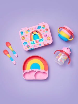 Smiggle - Juego de platos de silicona Big Dream