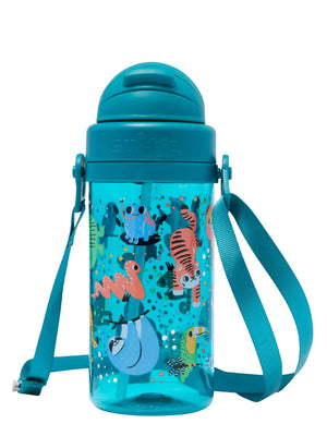 Smiggle - Big Dreams Kindergarten Botella de agua con pajita oculta de 400 ml, sin BPA