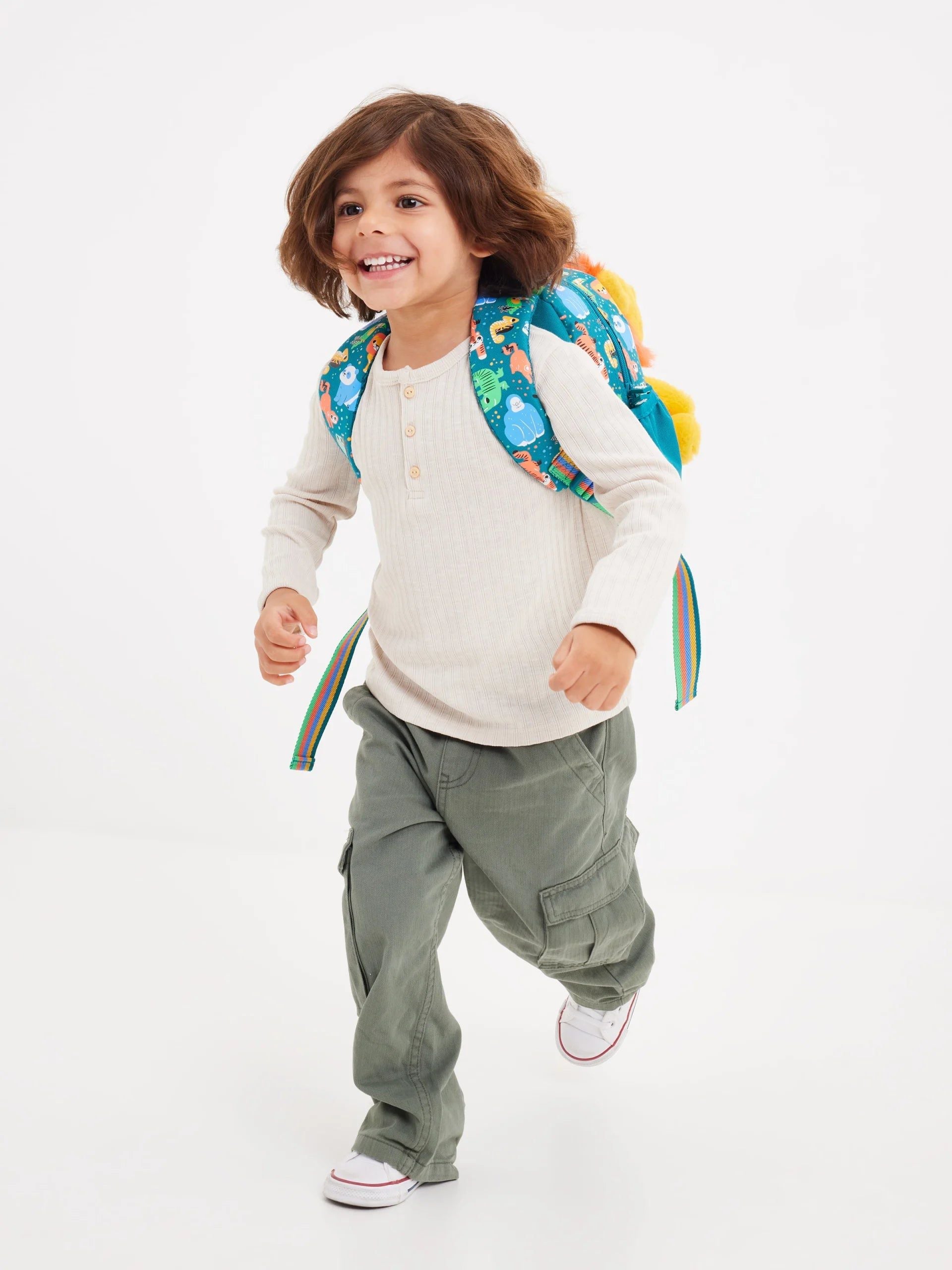 Smiggle - Mochila extraíble de peluche para guardería Big Dreams