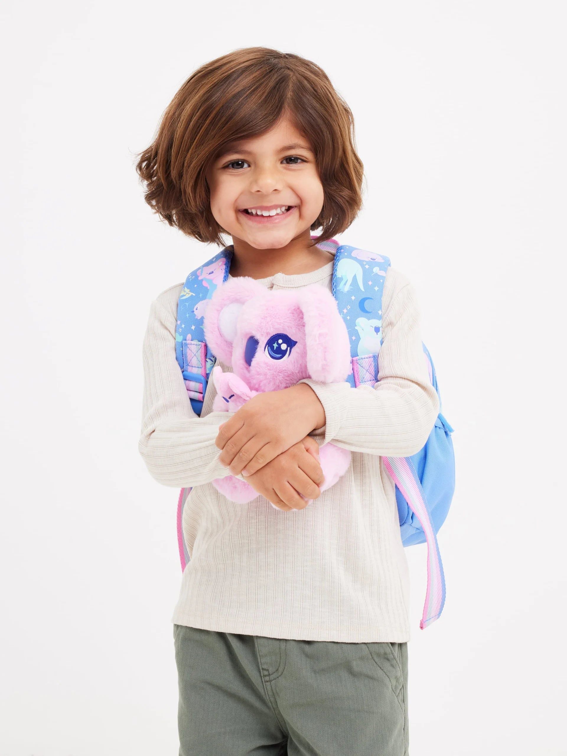 Smiggle - Mochila extraíble de peluche para guardería Big Dreams