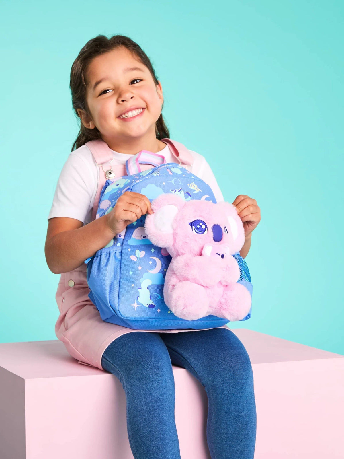 Smiggle - Mochila extraíble de peluche para guardería Big Dreams