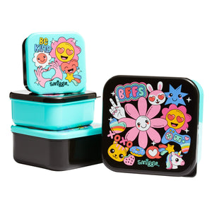 Smiggle - Fiambreras de 4 compartimentos Bright Side