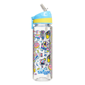 Smiggle - Botella de agua de 650 ml sin BPA Bright Side