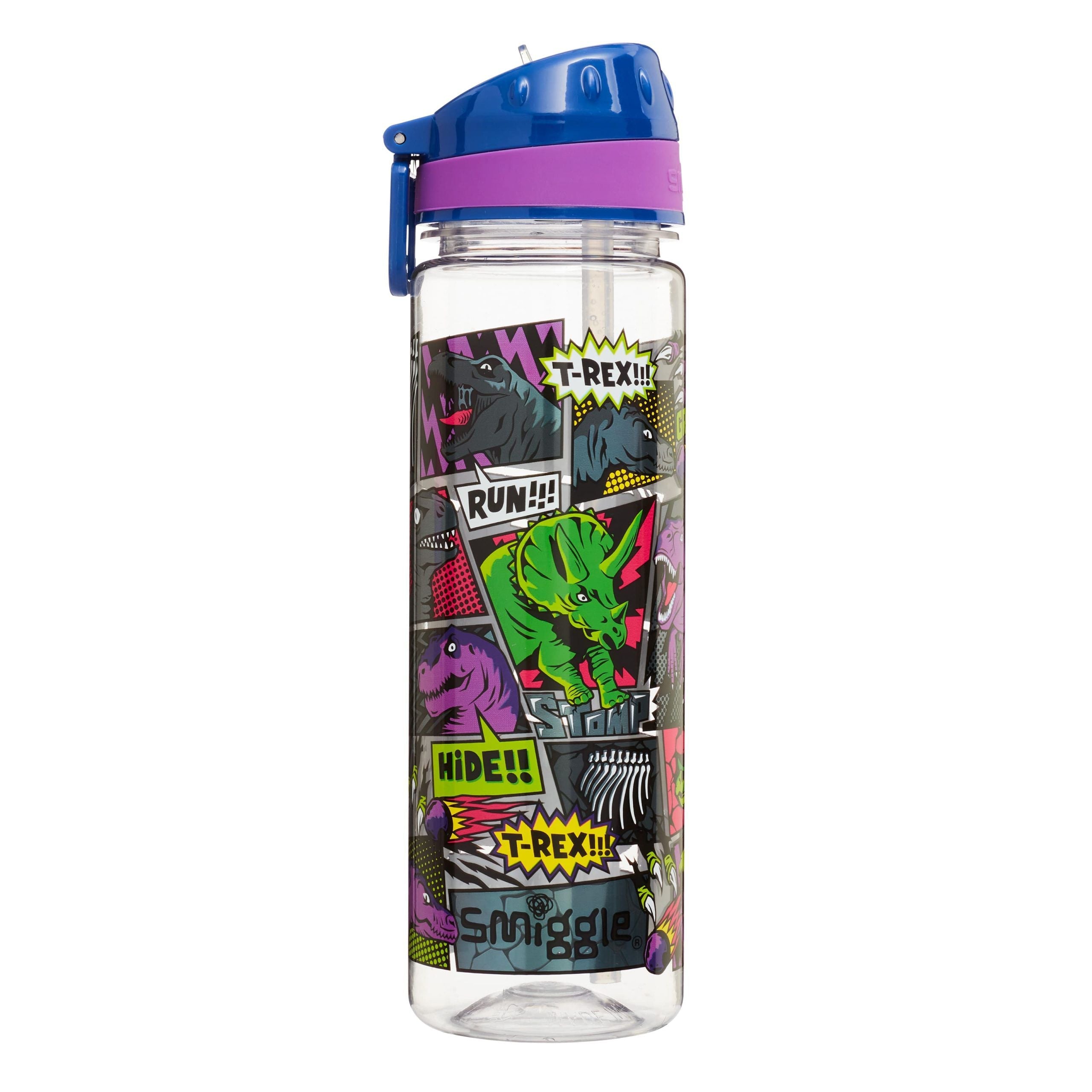 Smiggle - Botella de agua de 650 ml sin BPA Bright Side
