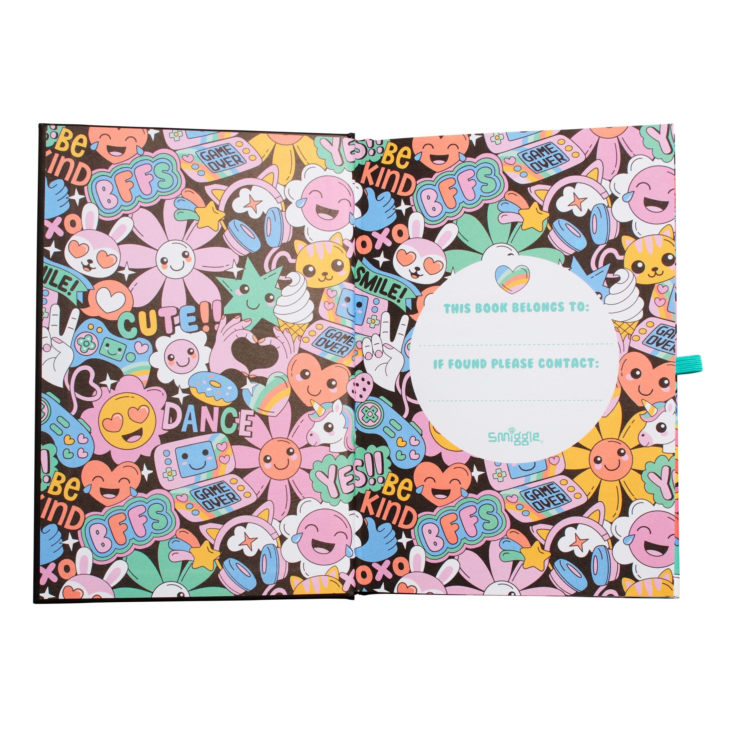 Smiggle - Cuaderno A5 Bright Side