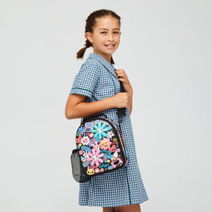 Smiggle - Bolsa de almuerzo doble con correa Bright Side