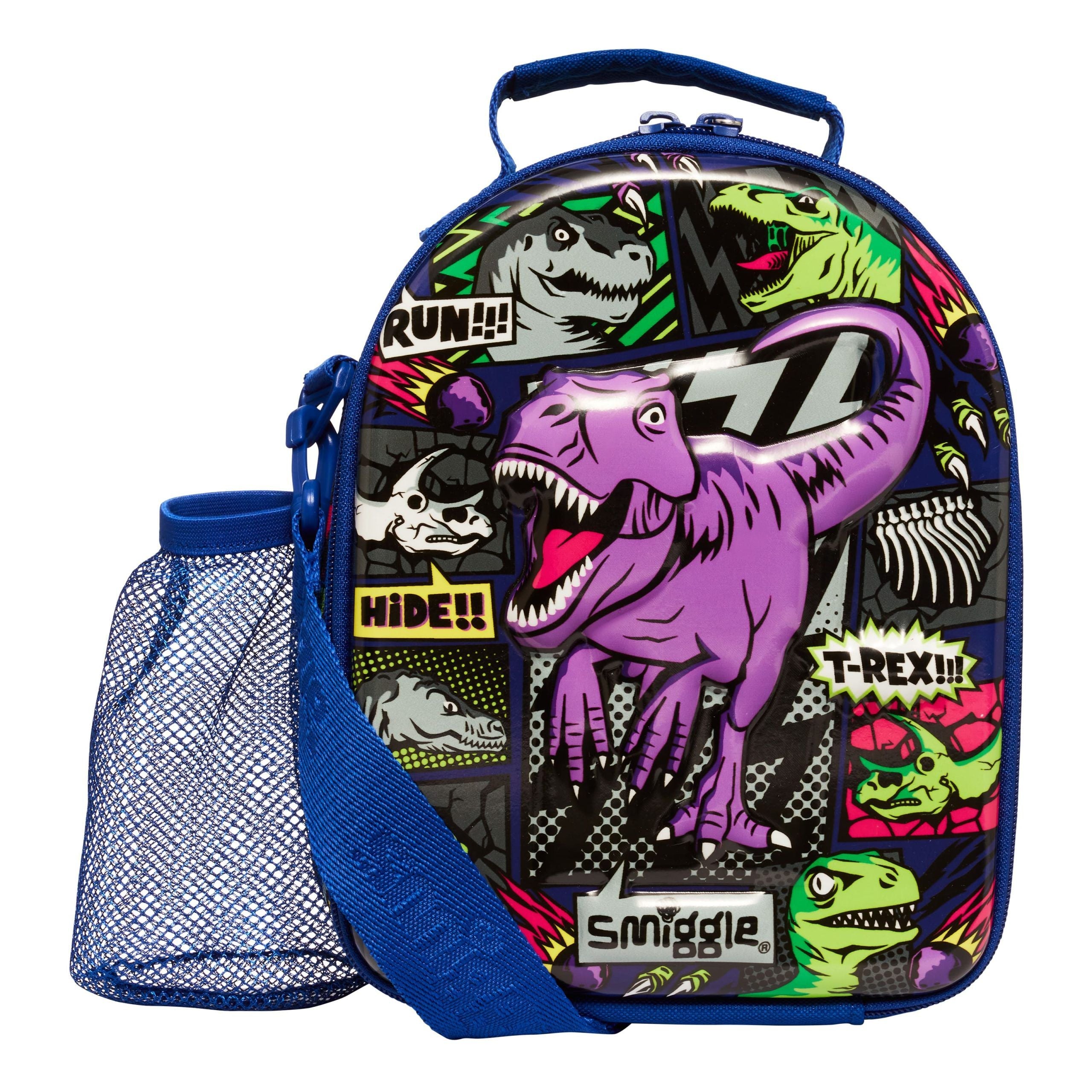 Smiggle - Bolsa de almuerzo doble con correa Bright Side