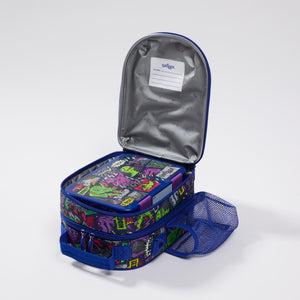Smiggle - Bolsa de almuerzo doble con correa Bright Side