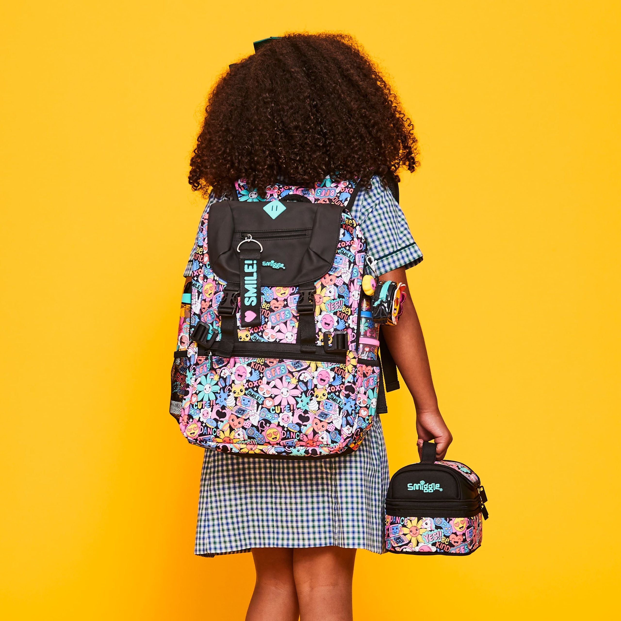 Smiggle - Bolsa de almuerzo Bright Side con mochila acoplable