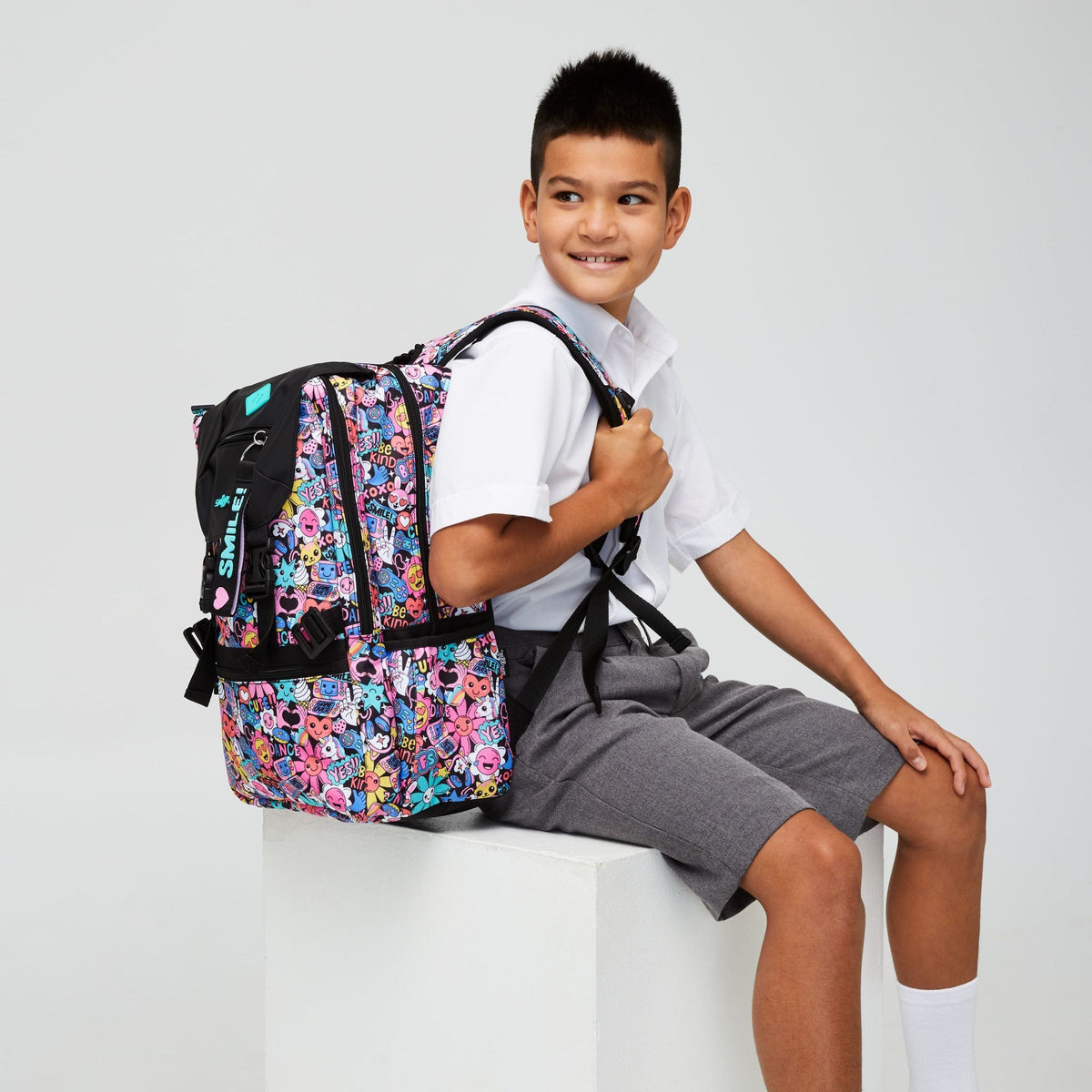Smiggle - Bolsa de almuerzo Bright Side con mochila acoplable