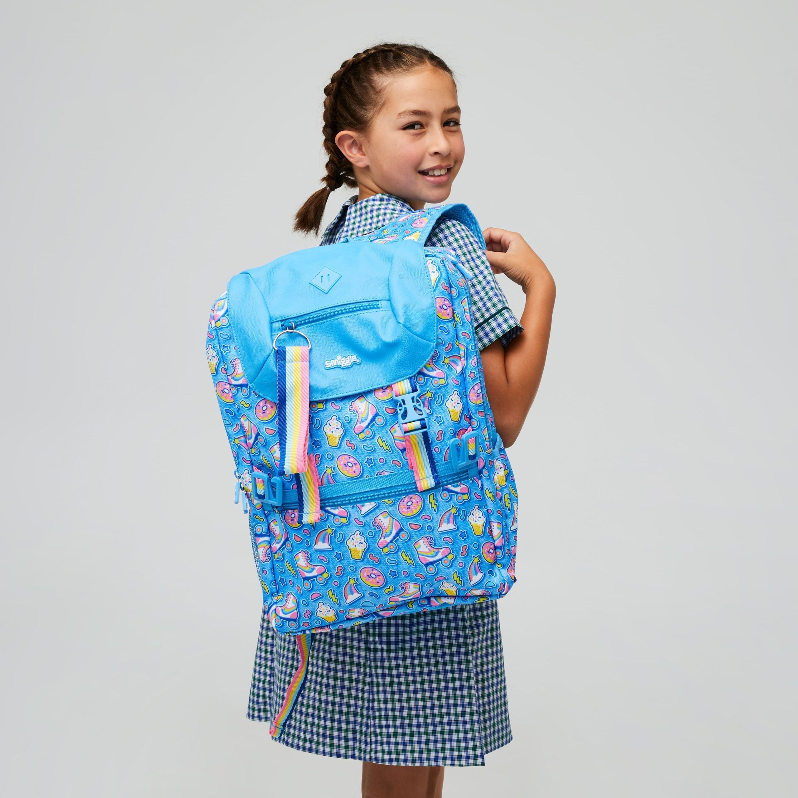 Smiggle - Bolsa de almuerzo Bright Side con mochila acoplable