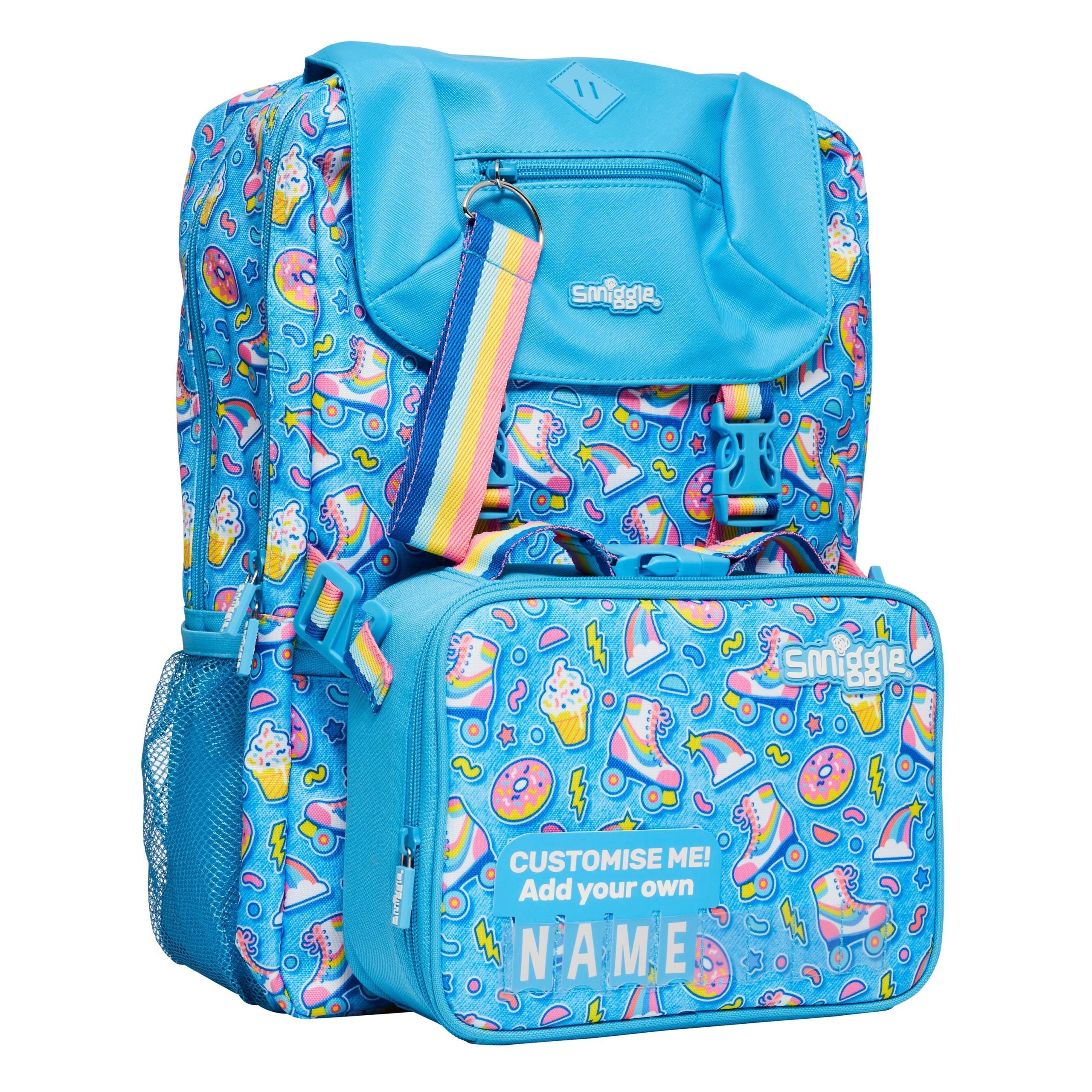 Smiggle - Bolsa de almuerzo Bright Side con mochila acoplable