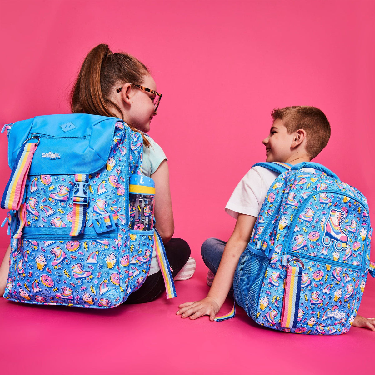 Smiggle - Bolsa de almuerzo Bright Side con mochila acoplable
