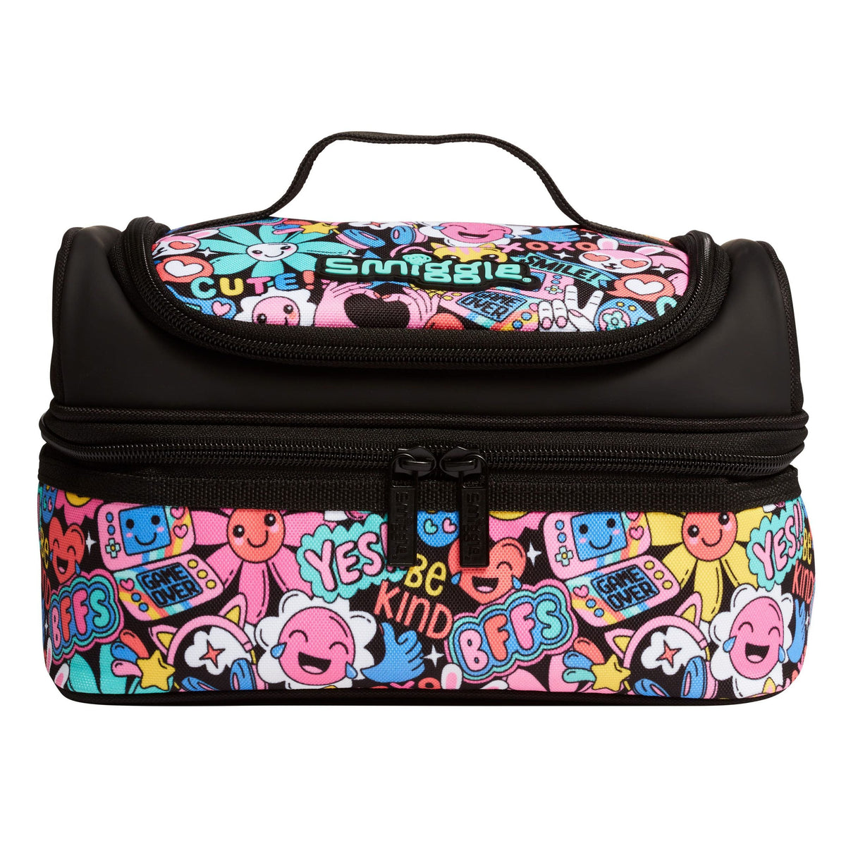 Smiggle - Bolsa de almuerzo doble Bright Side