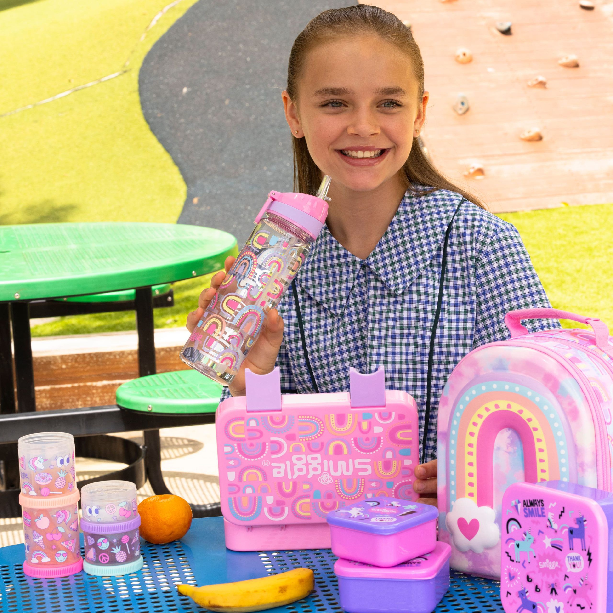 Smiggle - Mochila Clásica Bright Side