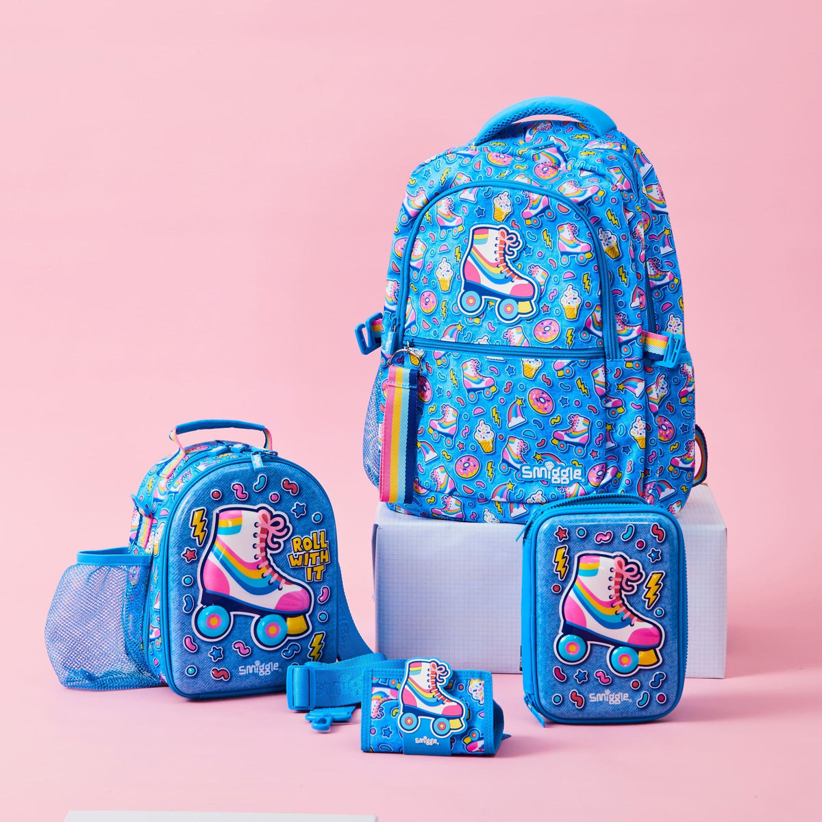 Smiggle - Mochila clásica Bright Side